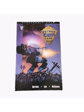 Electronic Arts Future Cop LAPD 1998 Comic Book Collector Bagged Boarded